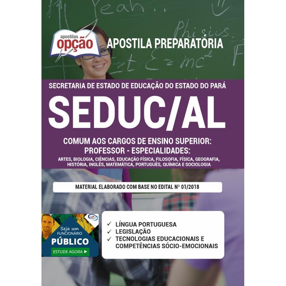 Apostila Seduc Al Comum Aos Cargos De Ensino Superior