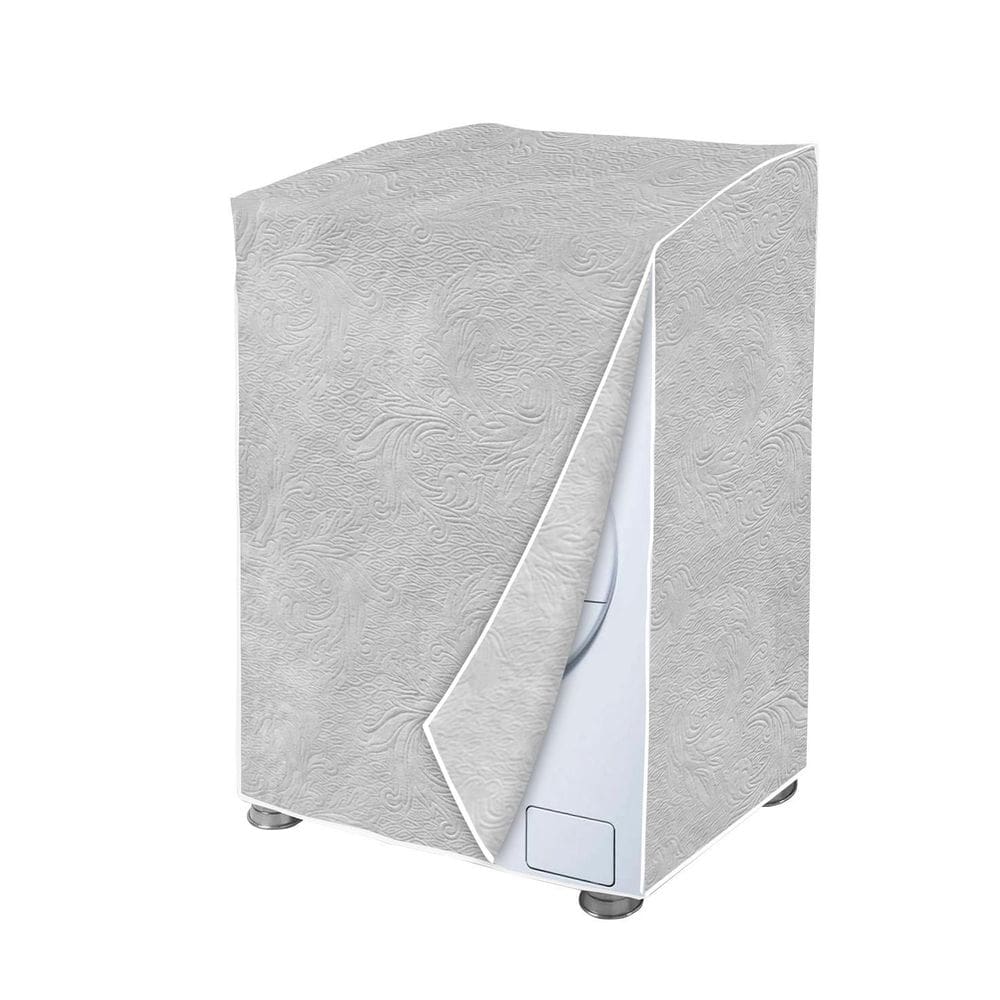 Capa Máquina de Lavar Flanelada Cinza GG - Vida Prátika