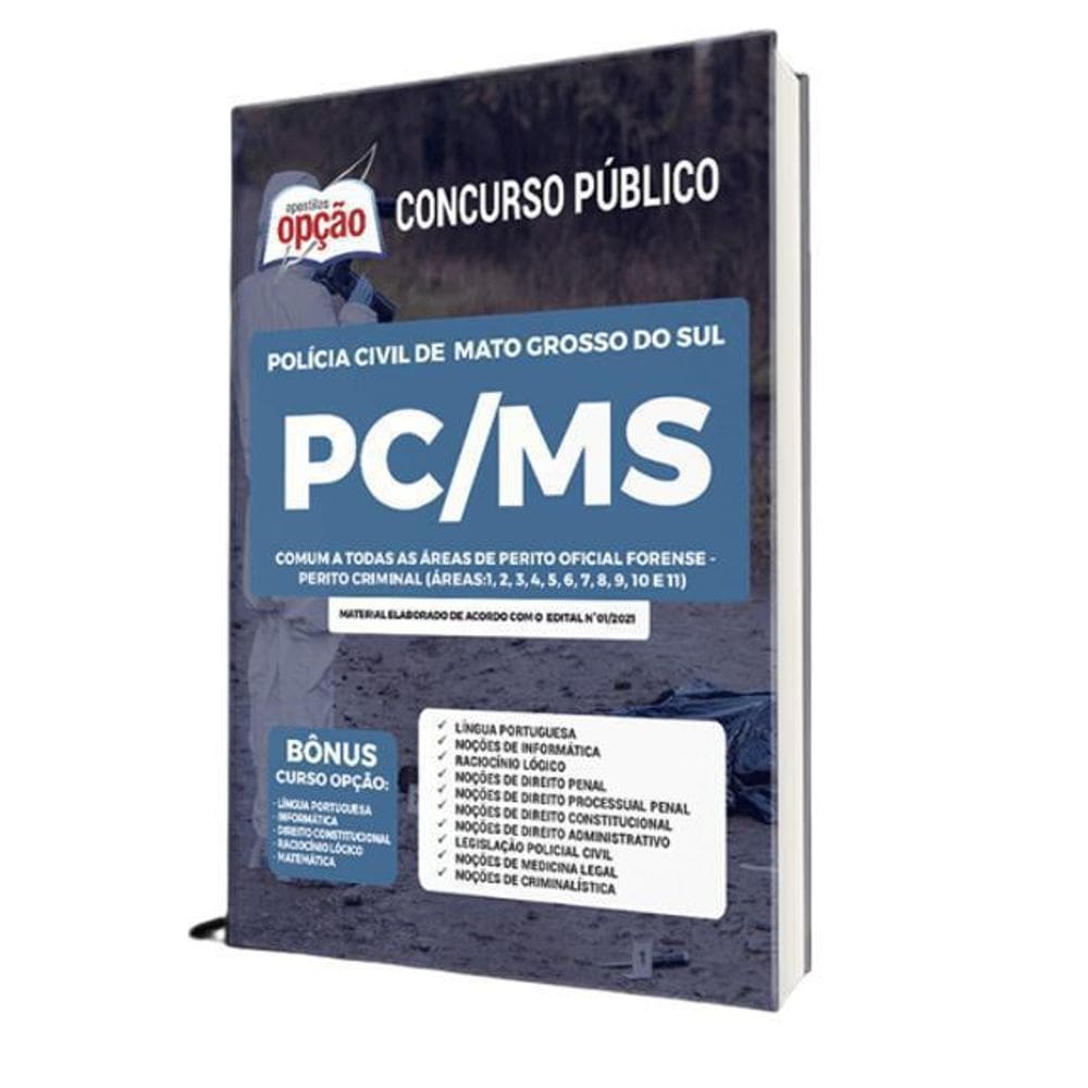 Apostila Pc Ms - Perito Oficial Forense - Perito Criminal