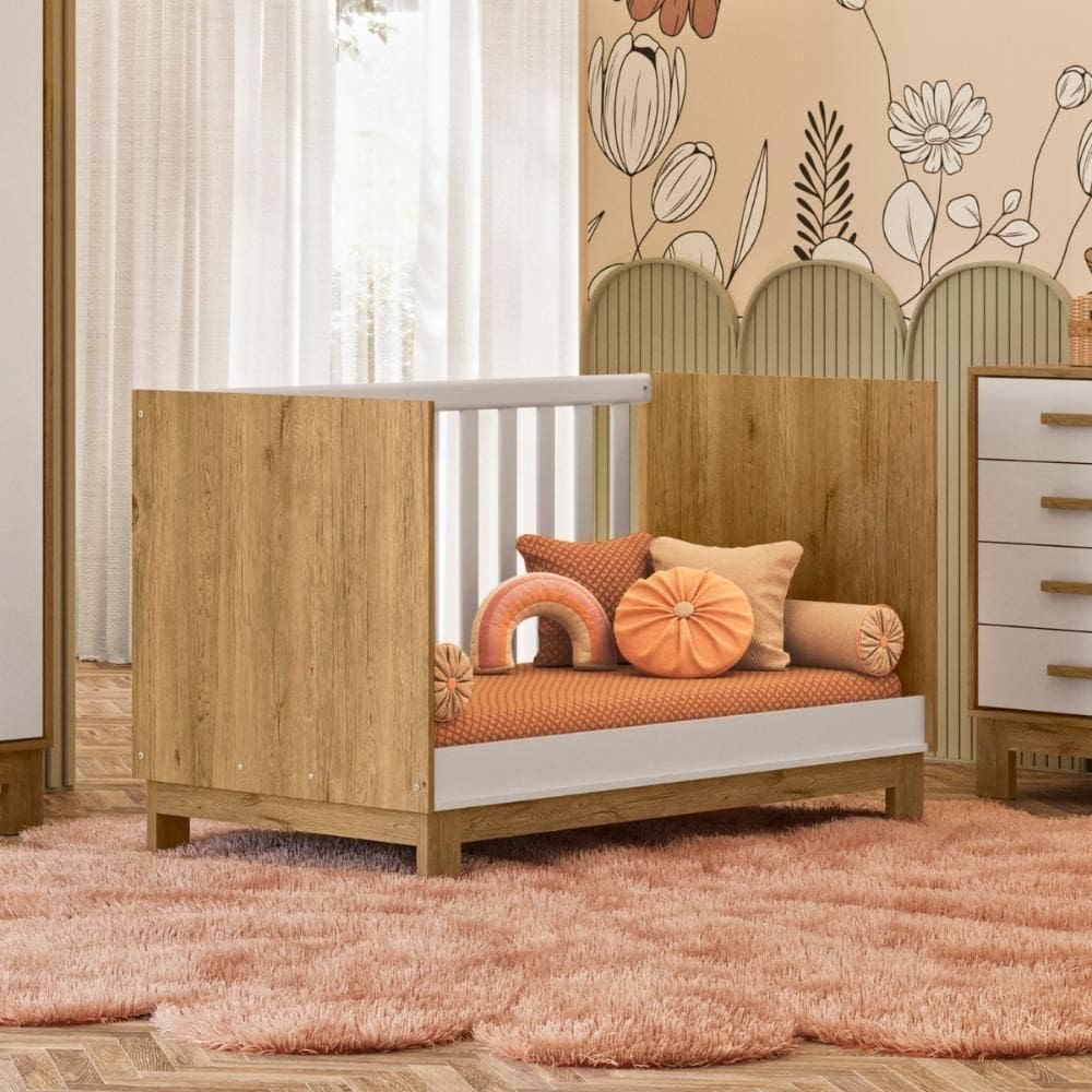 Berço Mini Cama Luar Freijo Toq-branco Acetinado