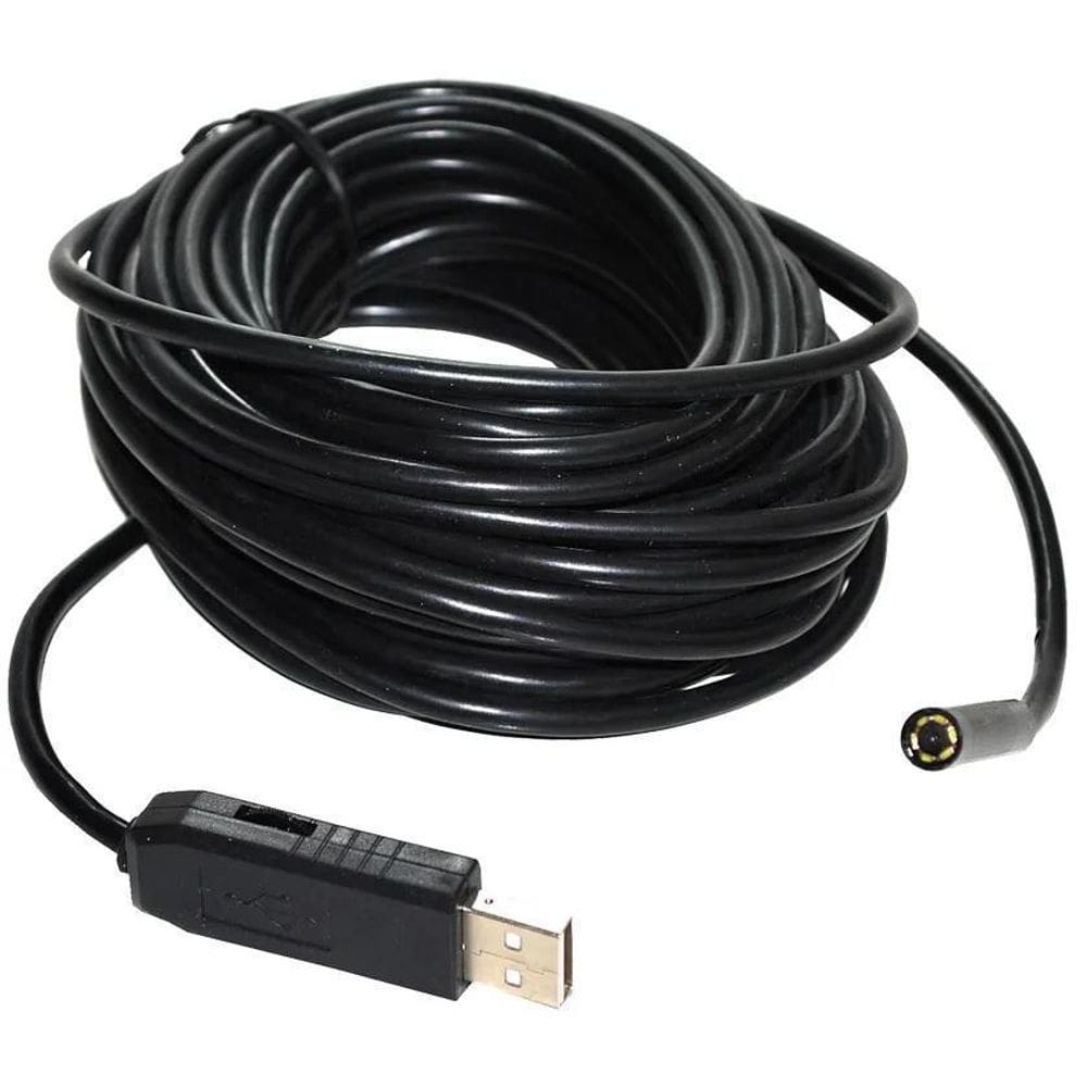 Endoscópio Usb Diversas Aplicações  7Mm, 6 Leds, 2 Metros
