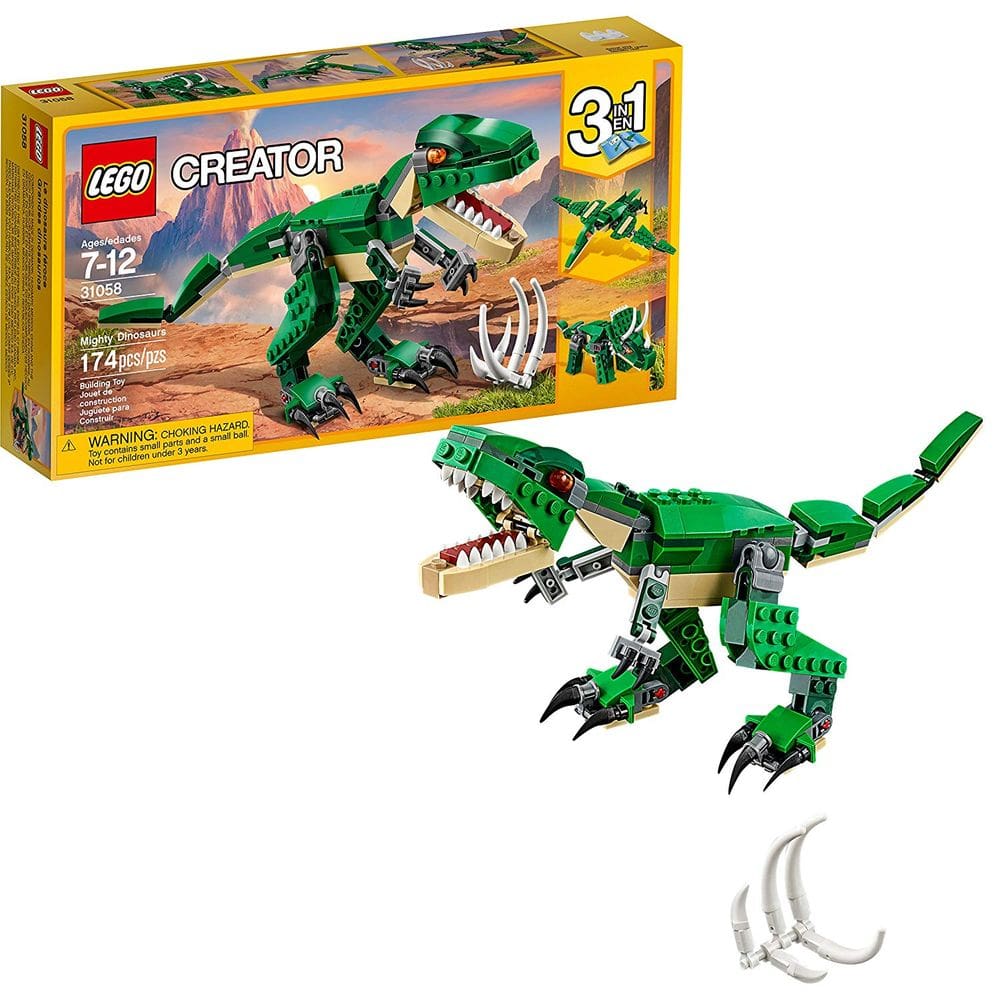 LEGO Creator Mighty Dinosaurs - Conjunto 3 em 1 174 Peças