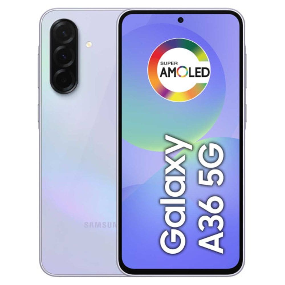Smartphone Samsung Galaxy A36 256GB 8GB RAM 5G Violeta Tela 6,7
