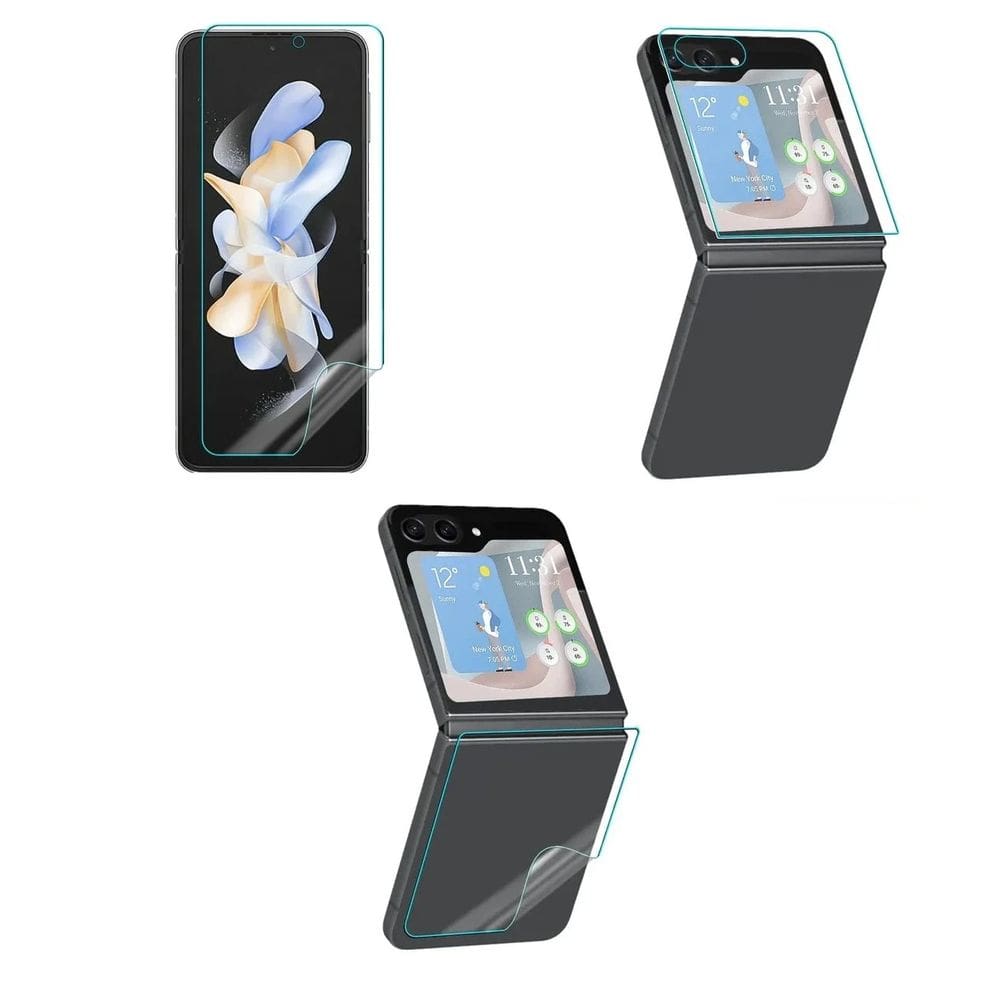 Película De Hydrogel Kit Completo Para Samsung Galaxy Z Flip 7 Fe / Galaxy Z Flip 6 5