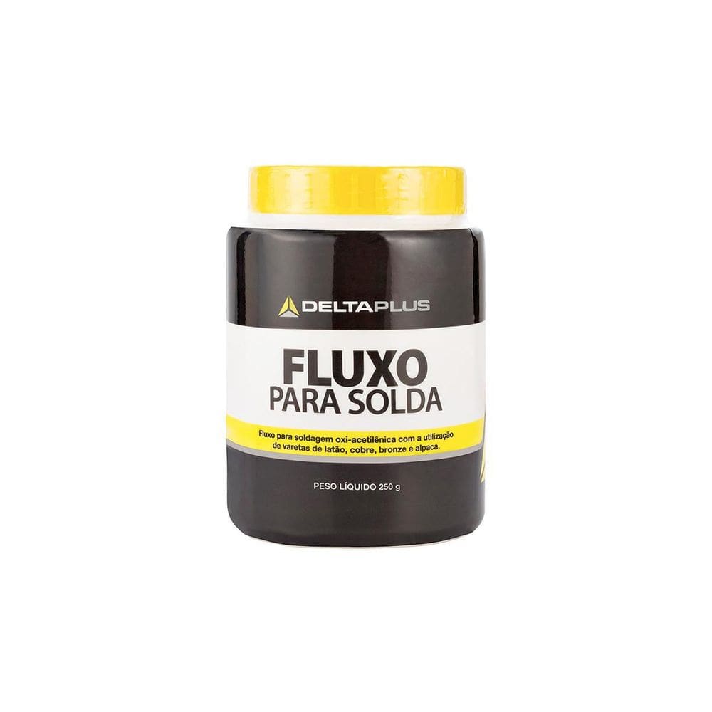 Fluxo Solda Delta Plus 250G Latão Cobre Bronze Alpaca