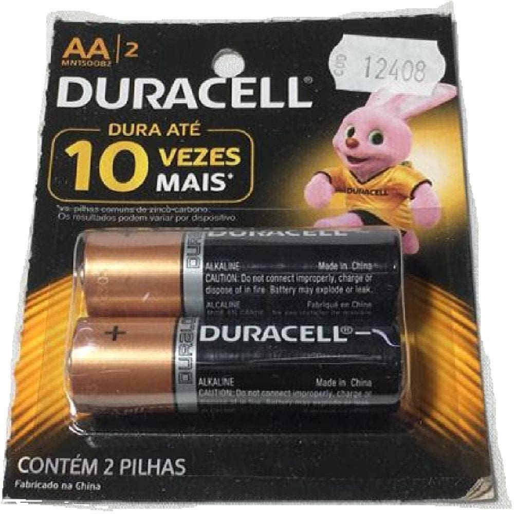 Pilha Duracell Aa|2 Com 2 Un