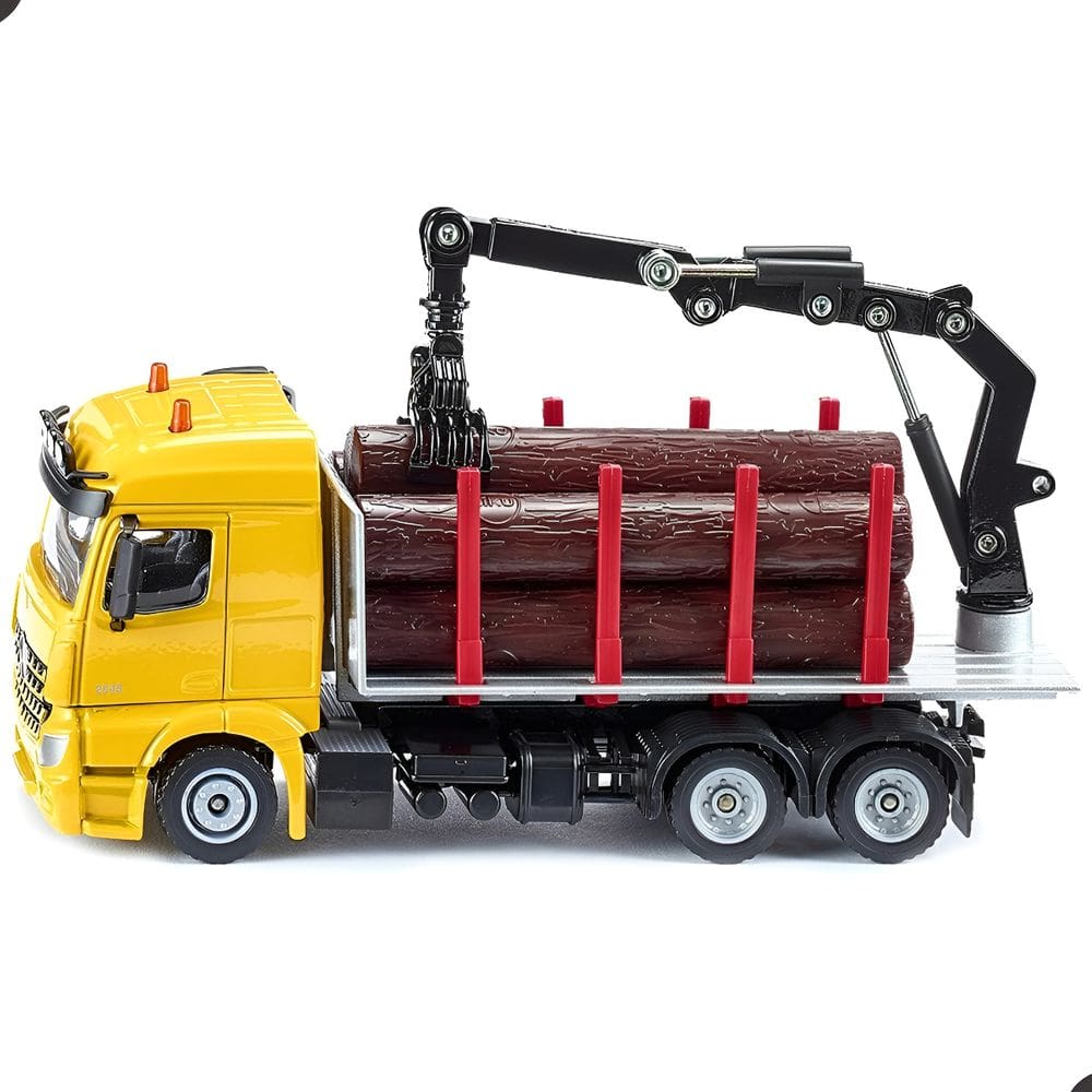 Miniatura Caminhao Florestal Mercedes-Benz Arocs Siku 1:50