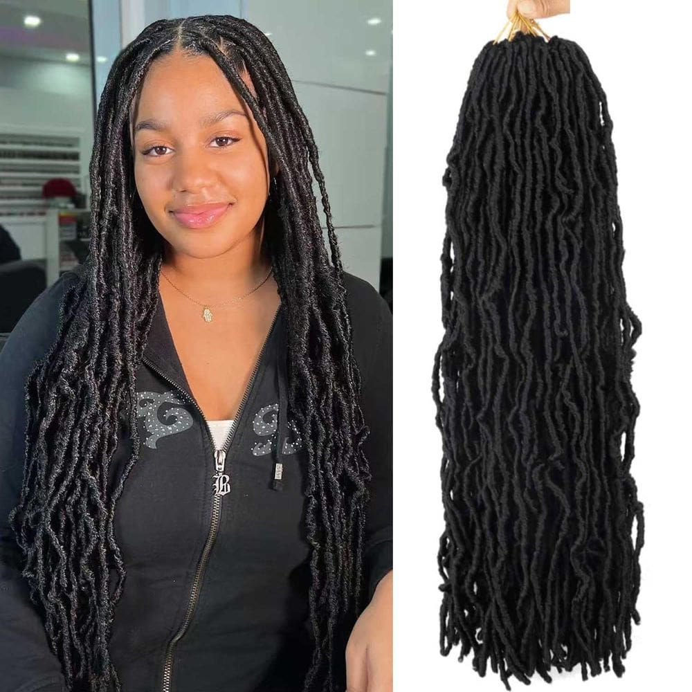 Crochet Hair Soft Locs de 26 polegadas Faux Locs, 8 pacotes para mulheres negras
