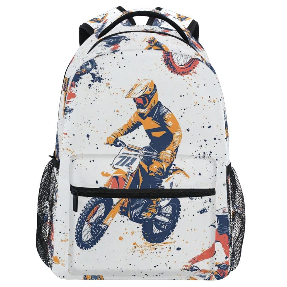 Mochila Wamika Motorcycle para crianças em idade escolar de 6 a 16 anos