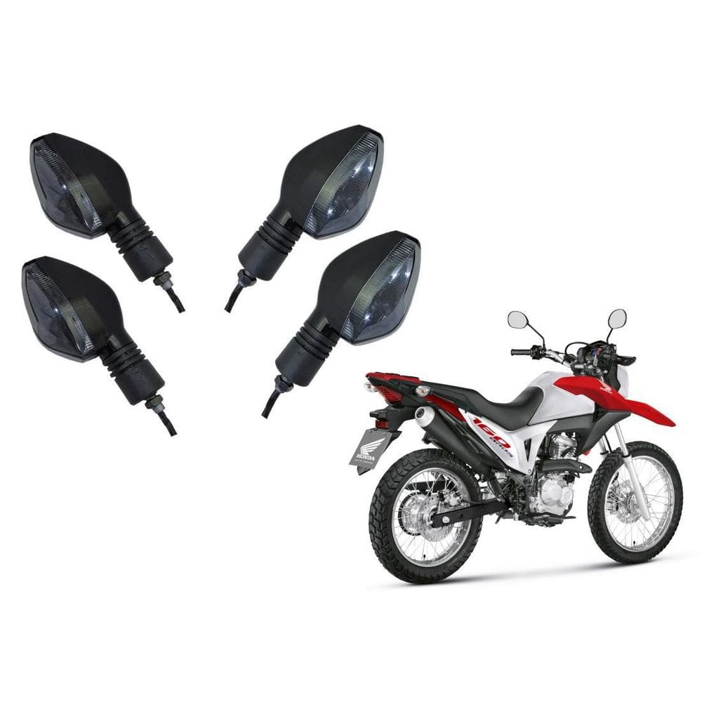 Pisca Fume Cristal Mini Nxr Bros 201Universal Honda 4un