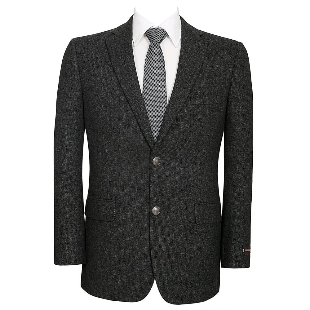 Blazer, casaco esportivo AMY ZHU, mistura de lã, ajuste clássico