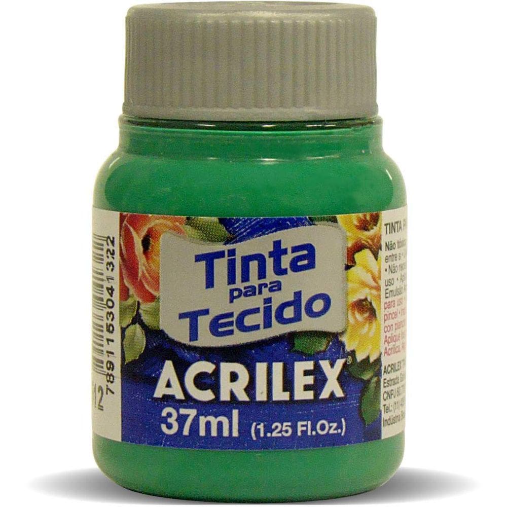 Tinta Tecido Fosca 037Ml Verde Veronese