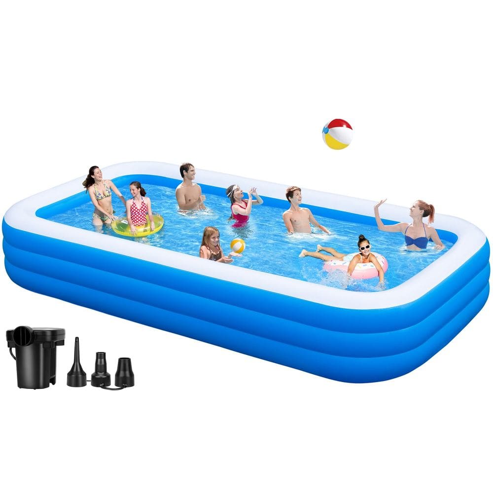 Piscina inflável KINGCAESAR Large 330L para adultos com bomba