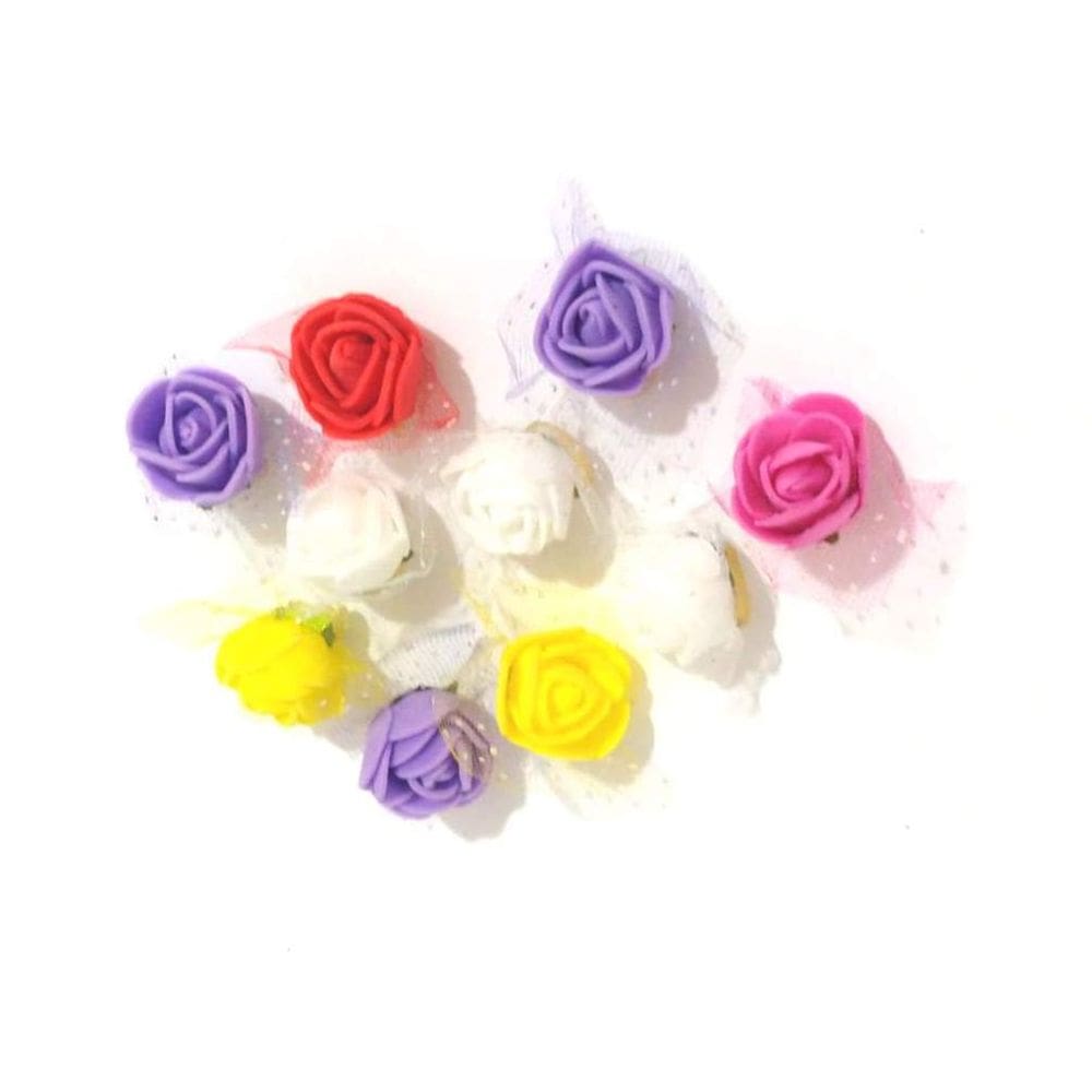 Lacinho Para Cachorro Formato Rosa Kit Com 10 Unidades