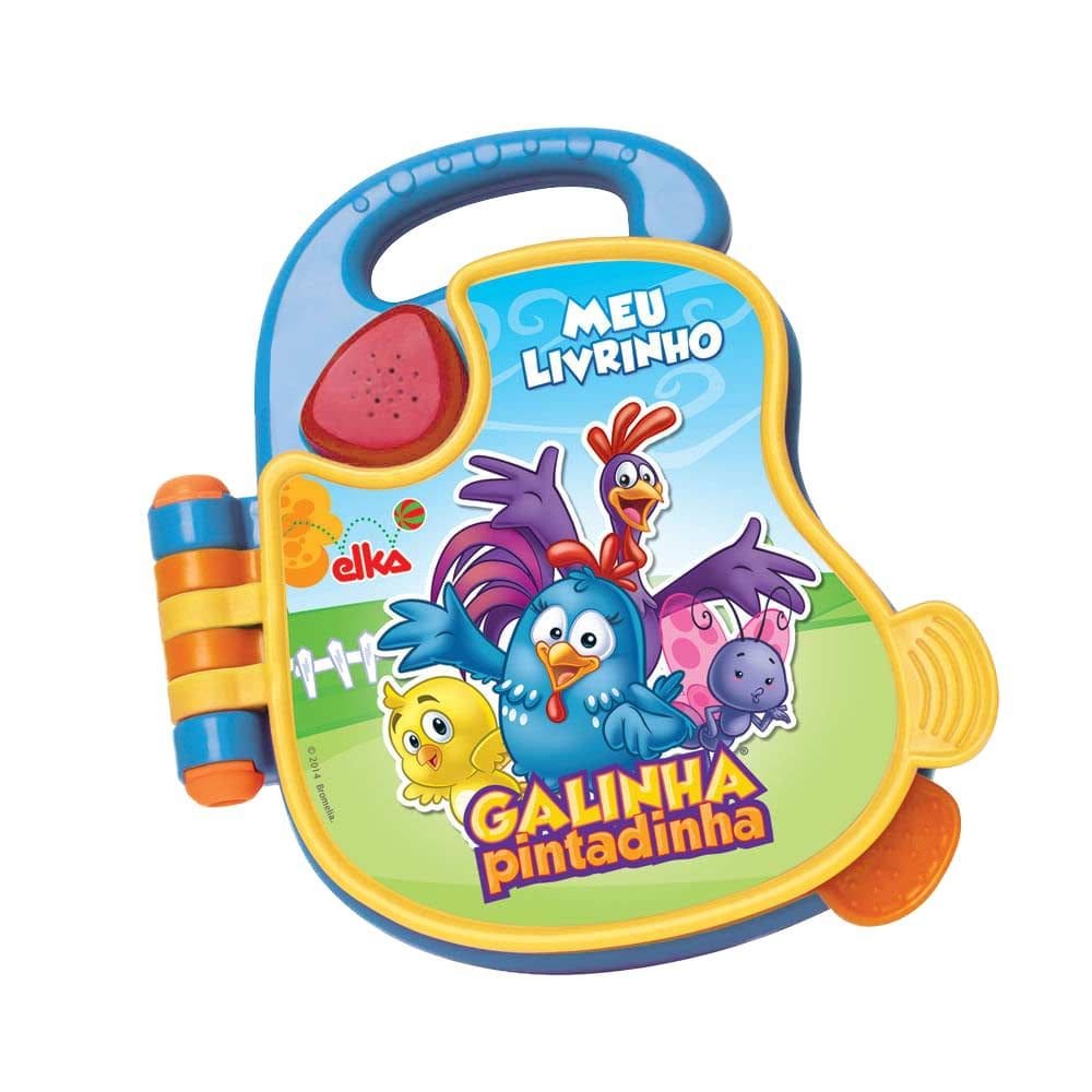 Livro Musical Infantil - Meu Livrinho - Galinha Pintadinha - Elka