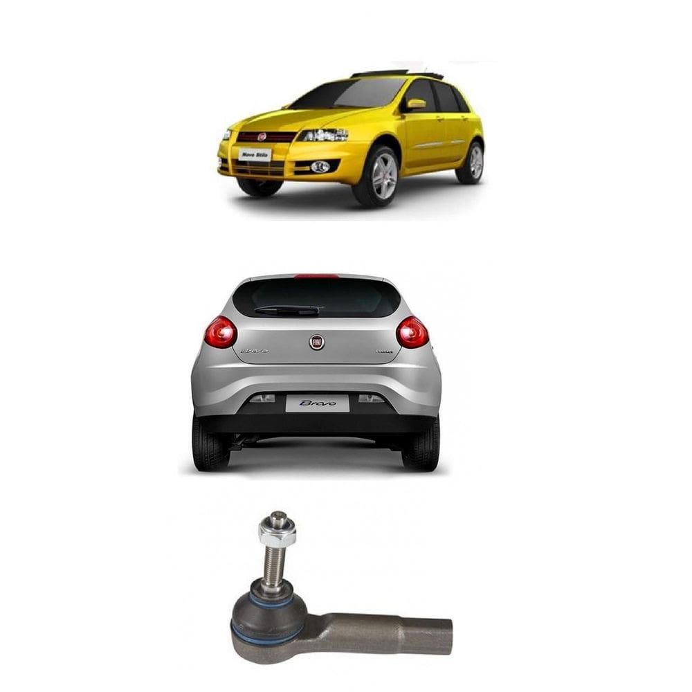 Terminal De Direção Fiat Bravo 2007 A 2011 Stilo Delta Ld Le