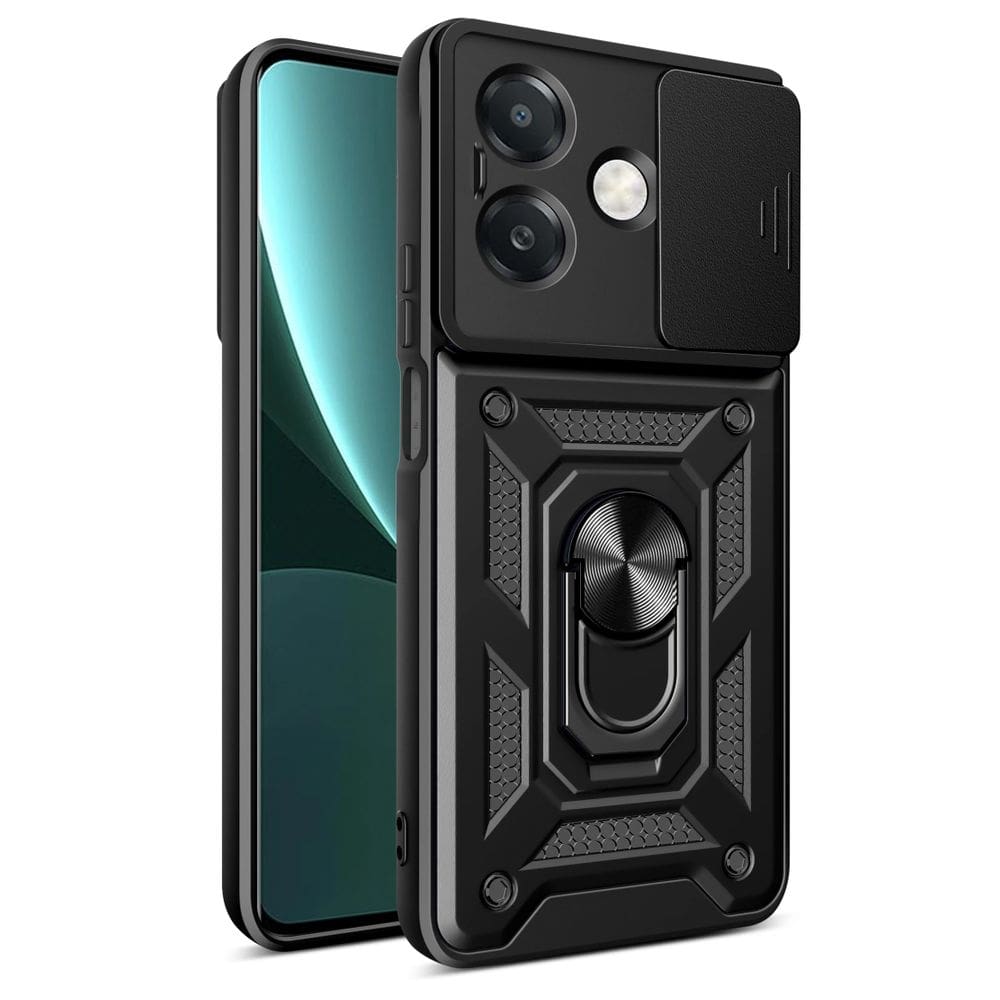 Capa Capinha Armadura C/ Proteção da Camera Suporte Anel 360 Para Oppo A40