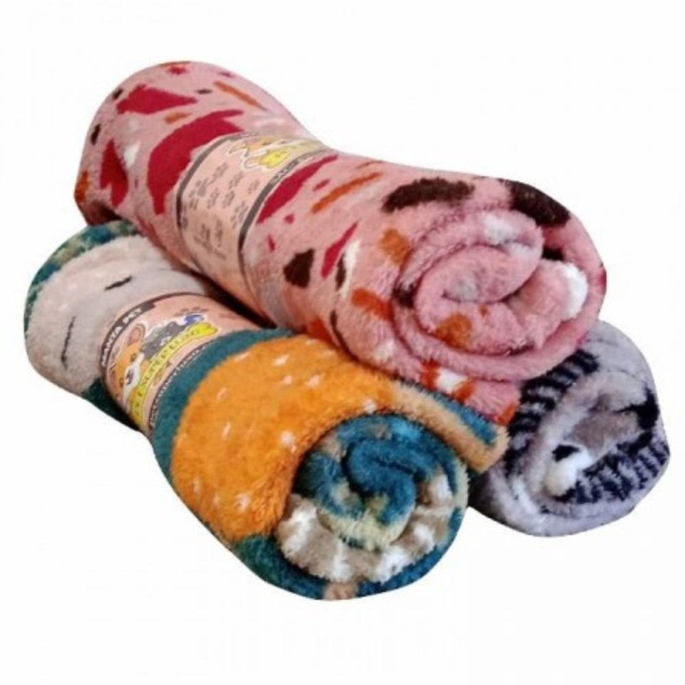 Cobertor Manta Soft para Cães e Gatos Femea 80X60 Super Macio