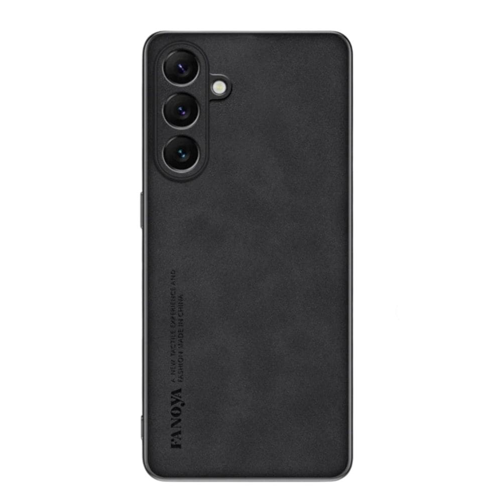 Capinha Luxo Couro Camurça Antichoque Para Samsung Galaxy S25+ Plus / Galaxy S25 Edge