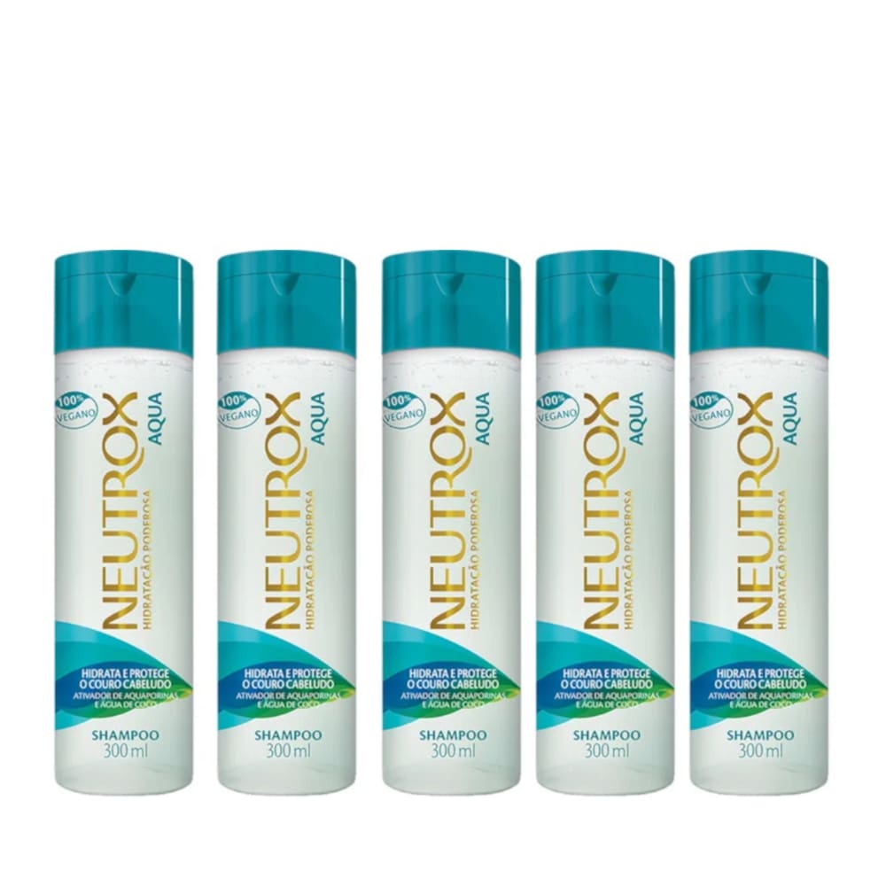 Kit Shampoo Neutrox Aqua - 5 Unidades