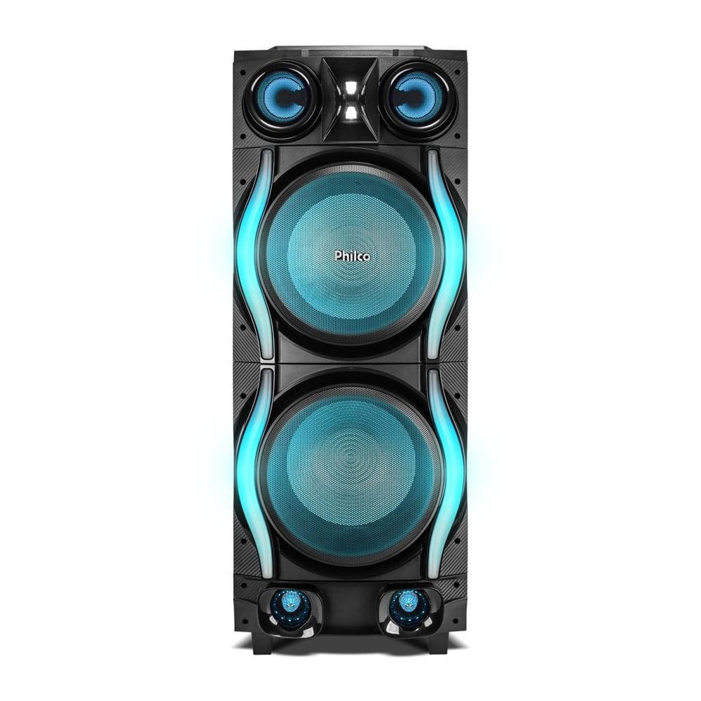 Caixa de Som Amplificada Philco Woofer Duplo 12” PCXE27000