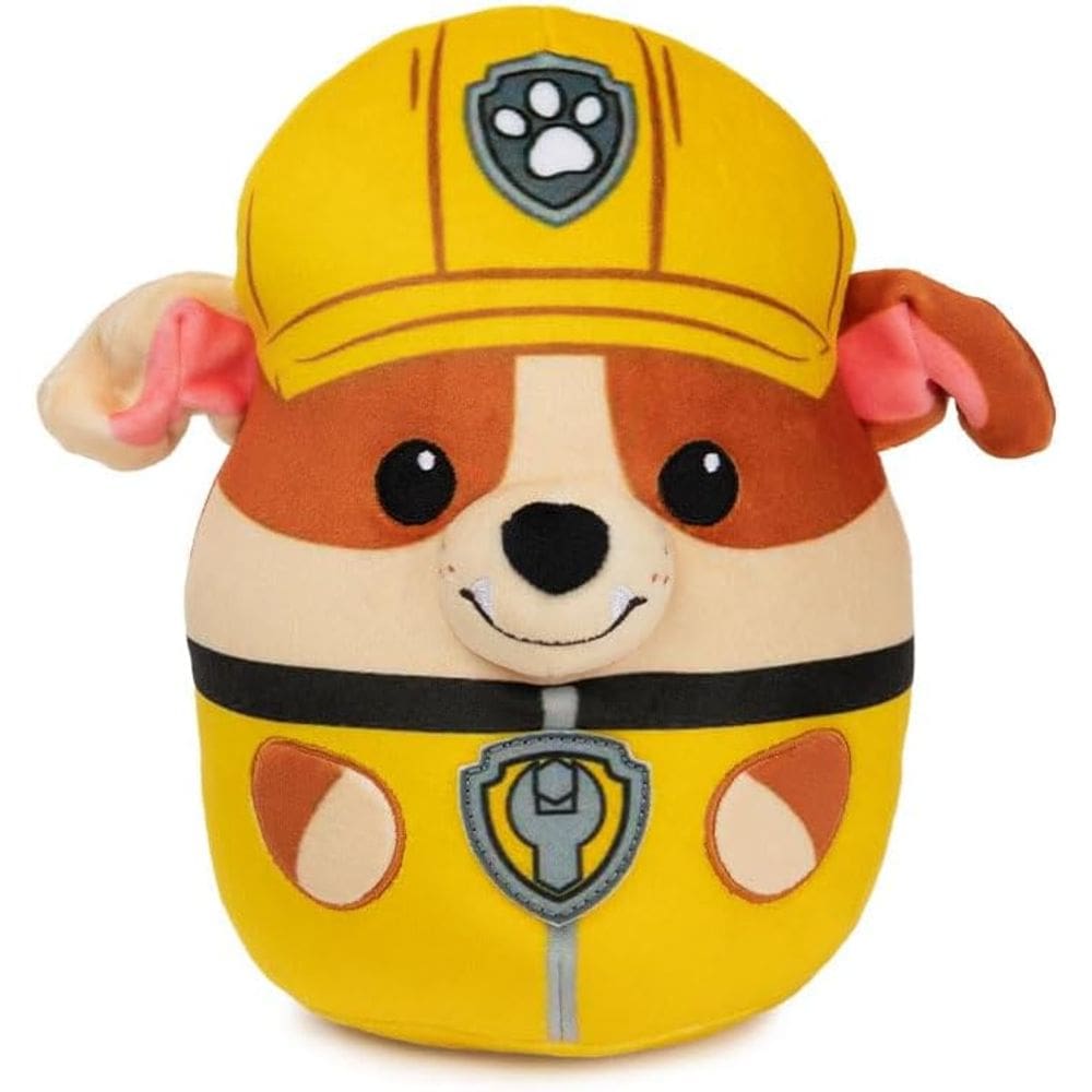 Pelúcia Squish do RUBBLE de 20cm Patrulha canina sunny