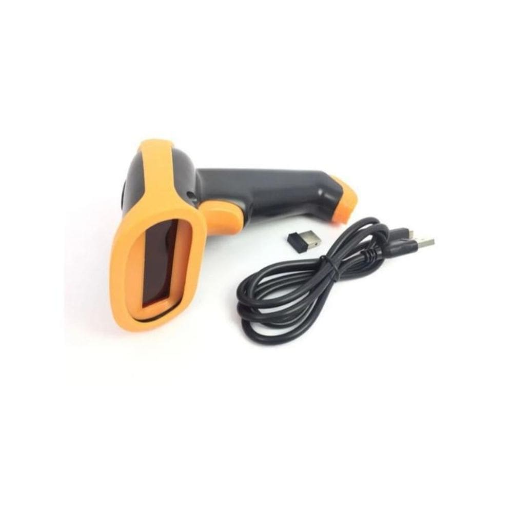 Leitor De Código De Barras Sem Fio Usb 650Nm Laser