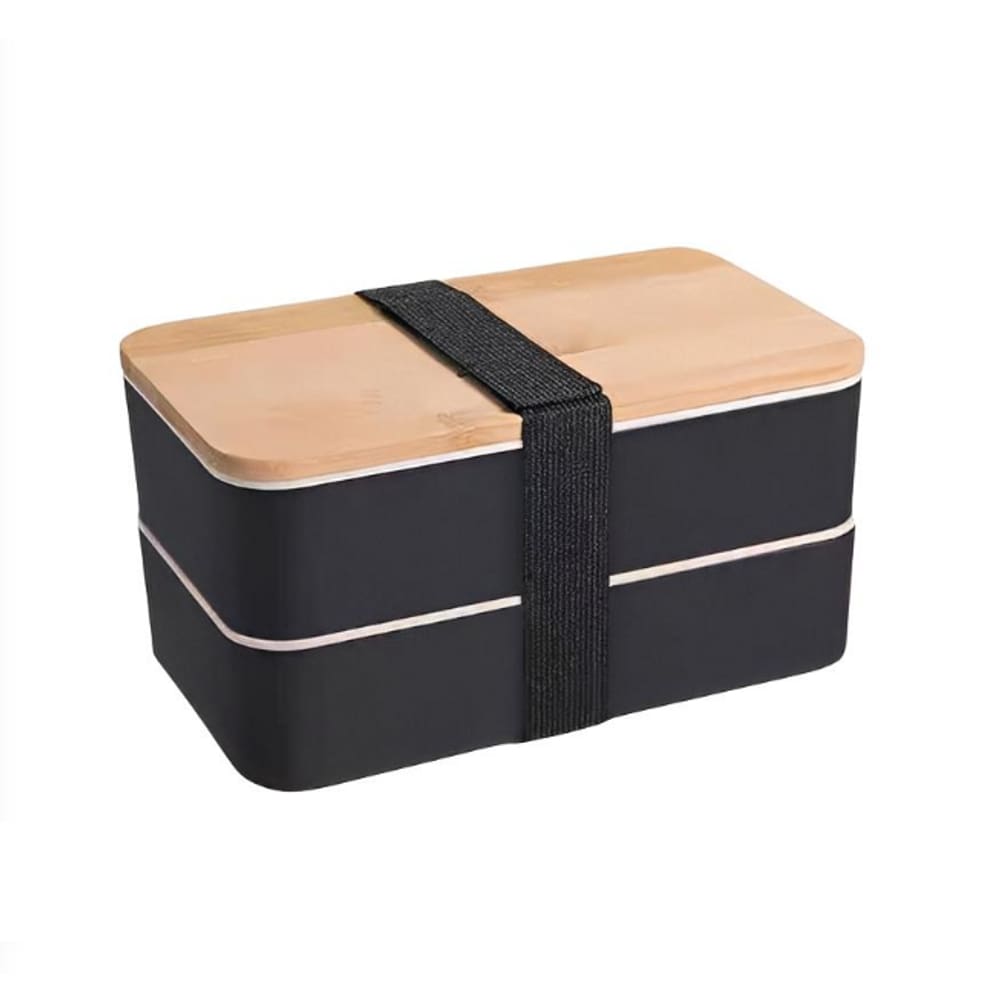 Lancheira Bento Box Estilo Japonês 2 Camadas para Micro-ondas