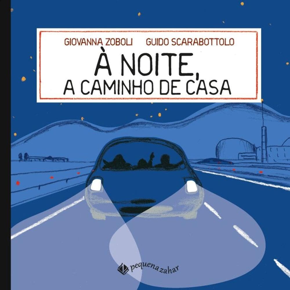 À noite, a caminho de casa