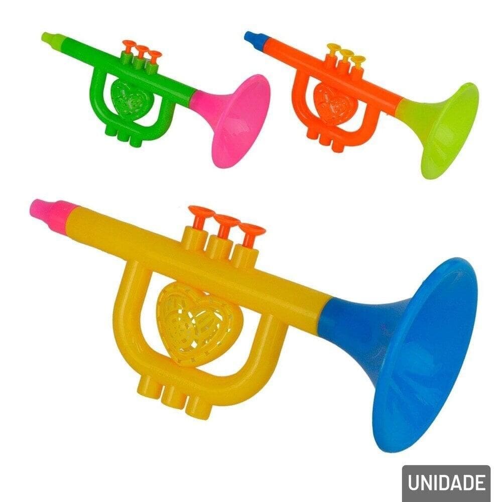 Corneta Musical Infantil 22cm Color - Tudo em Caixa