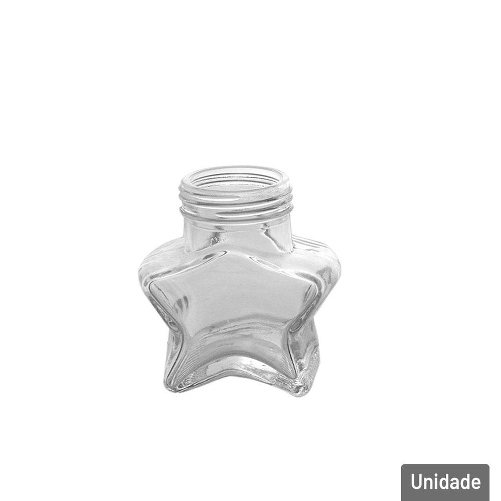 Frasco Para Difusor de Vidro 50ml Estrela - Tudo em Caixa