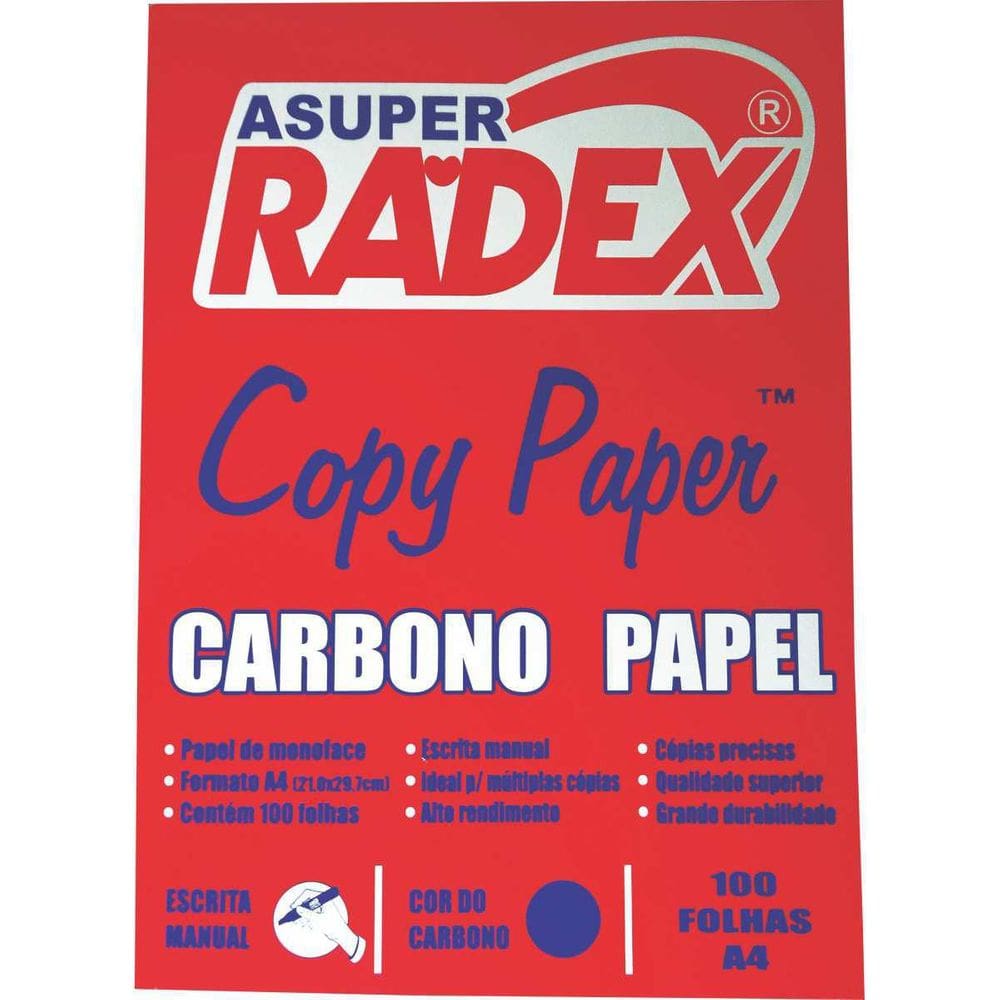 Papel Carbono Para Lápis A4 Papel Azul
