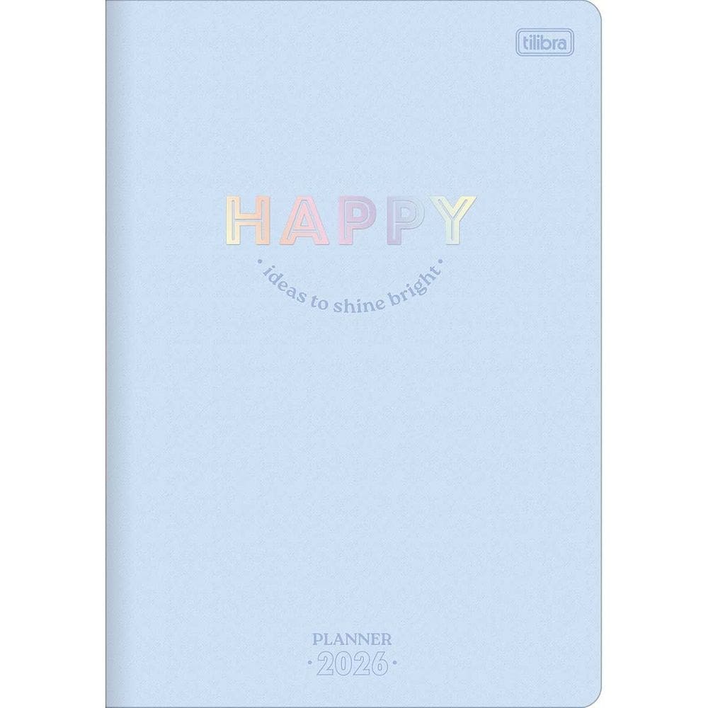 Agenda Planner Grampeada Happy 2025 Tilibra