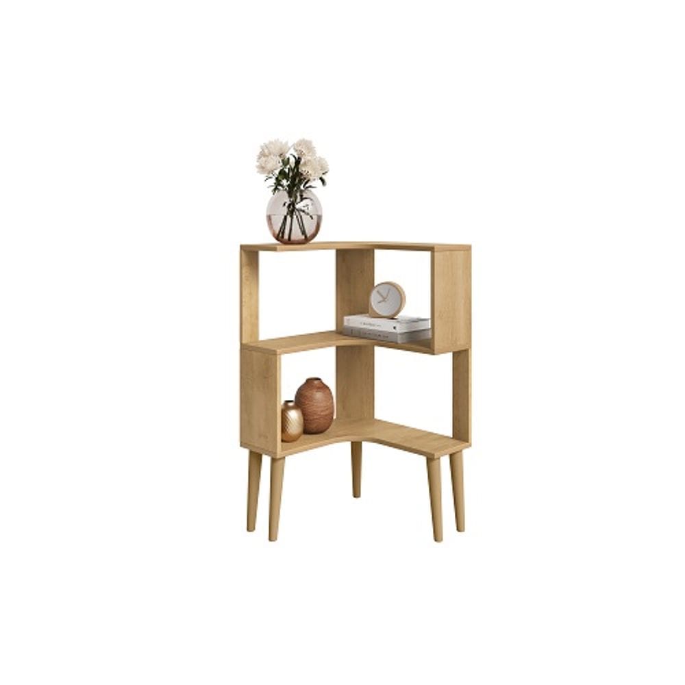 Armário Multiuso Berlin 3 Prateleiras Cinamomo - RV Móveis