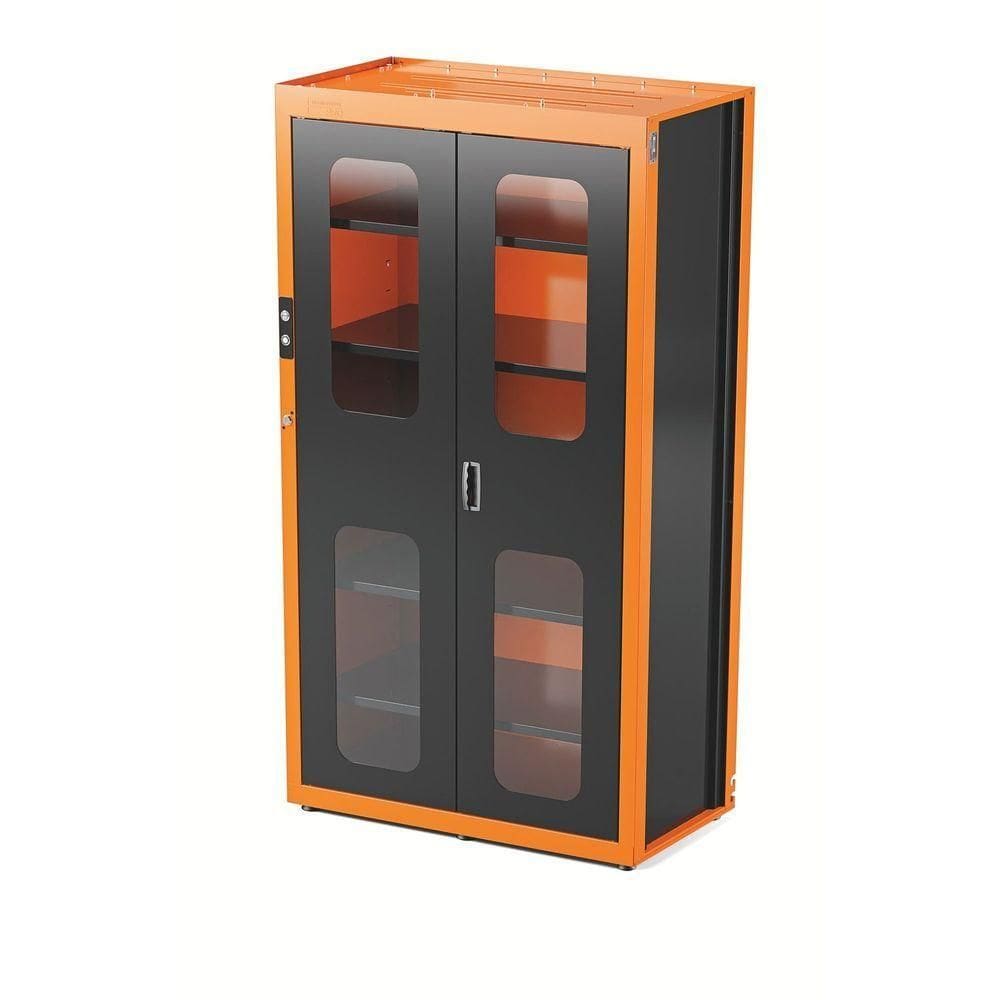 Armário Smart System Visores Para Ferramentas 2 Portas E 5 Prateleiras Tramontina Pro Laranja Tramontina