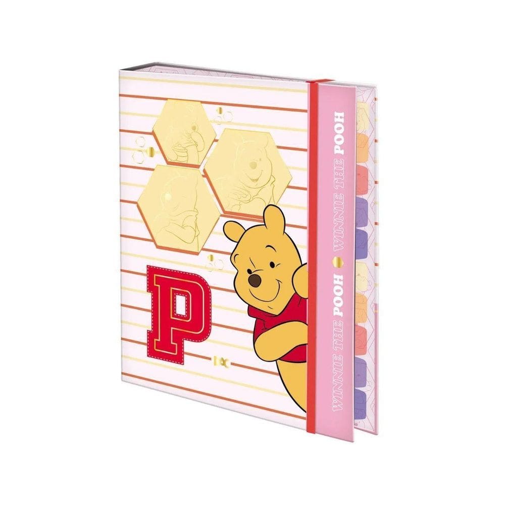 Fichário Argolado Universitário Ursinho Pooh - 48 Folhas