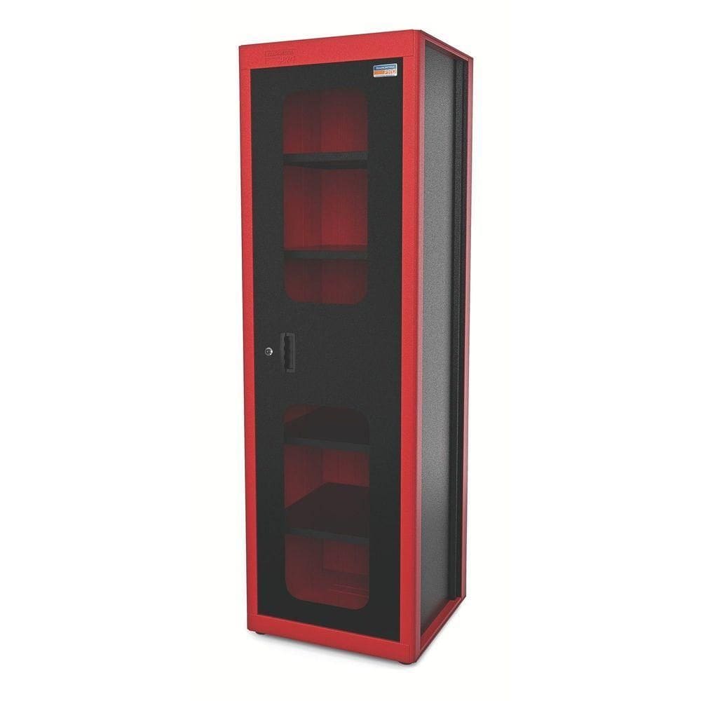 Armário Para Ferramentas Com 1 Porta E Visor Vermelho Tramontina Pro Vermelho Tramontina