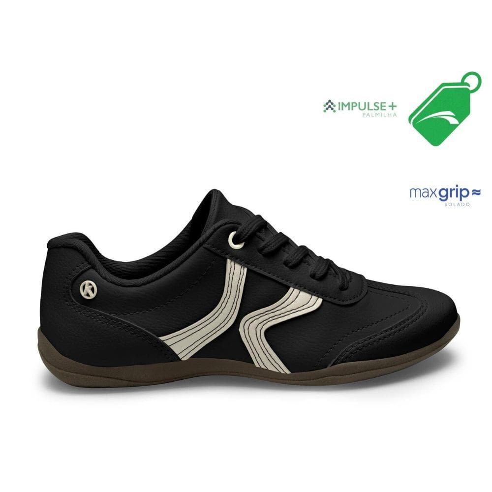 tenis kolosh feminino casual preto tendência