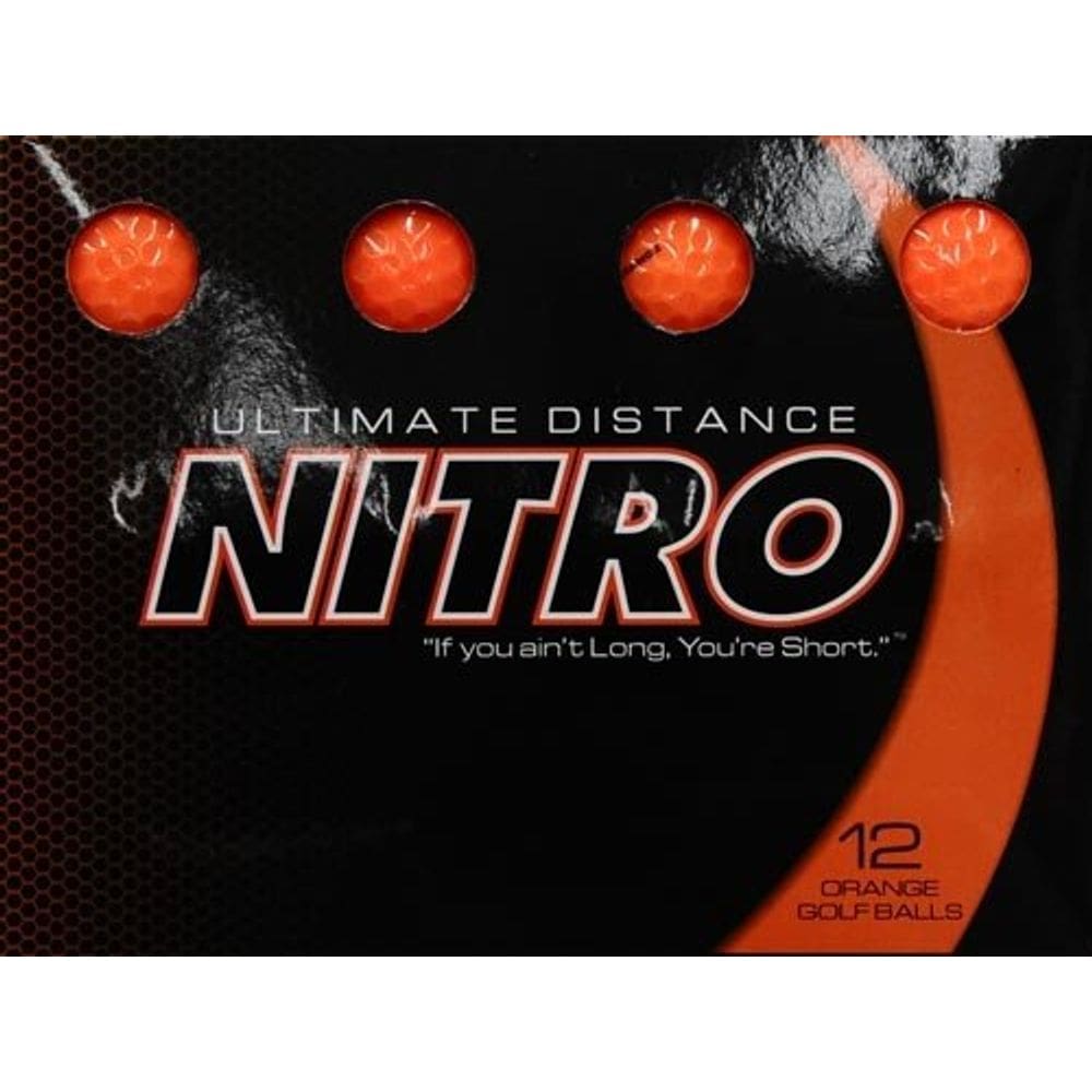 Bolas de golfe Nitro Ultimate Distance Orange