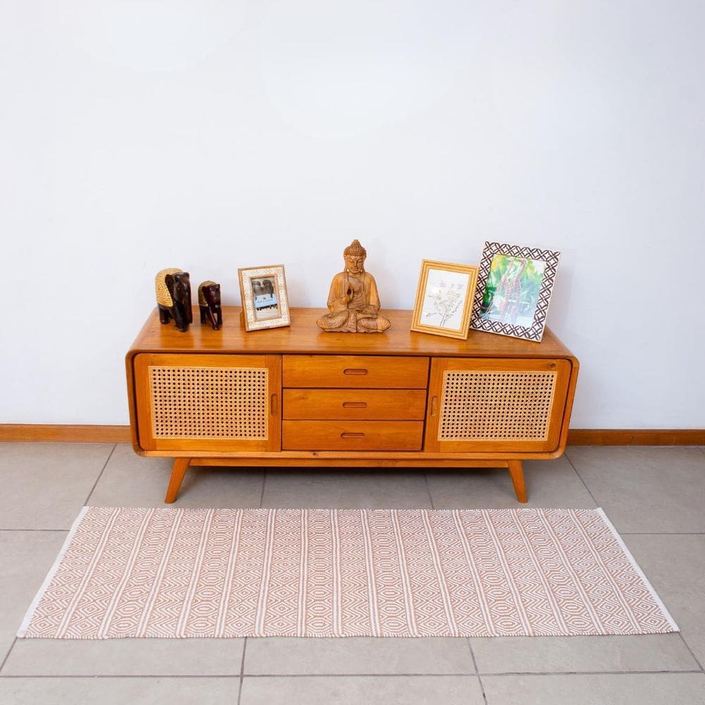 Passadeira Kilim Anand 100% Algodão 60Cmx180Cm