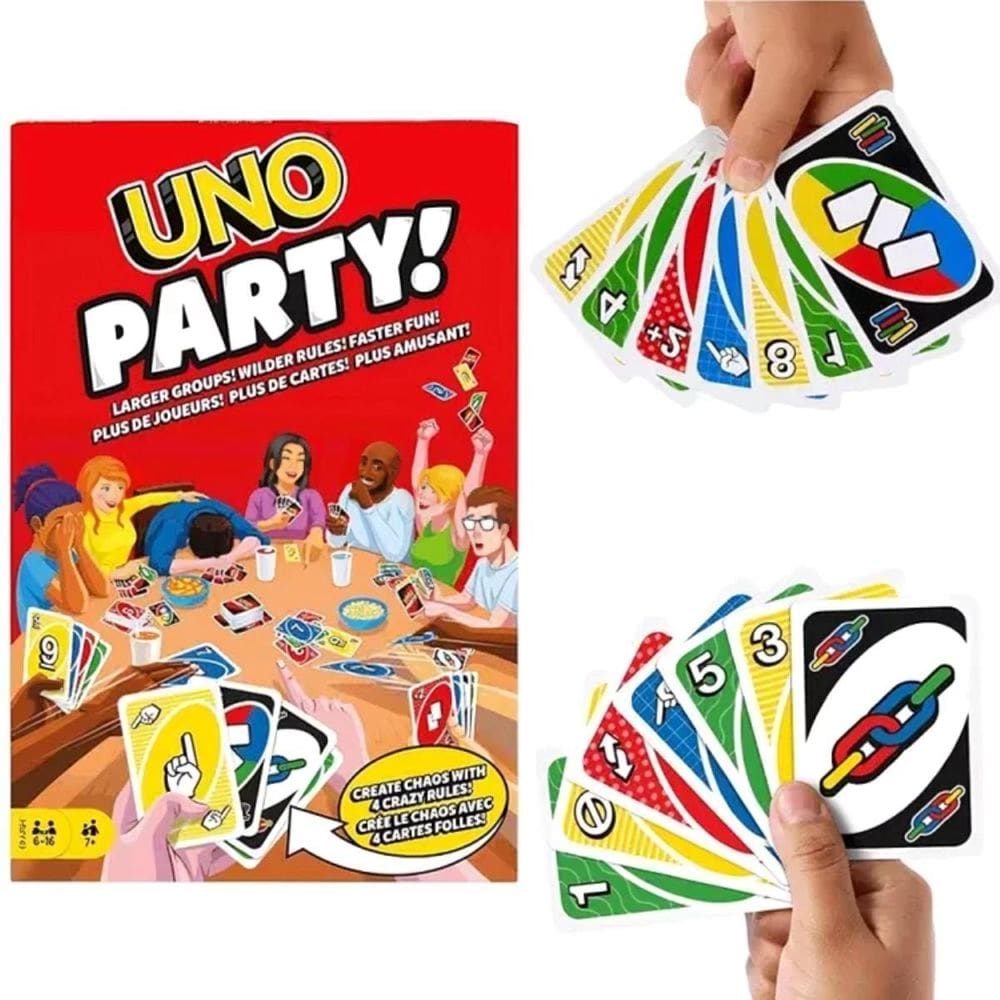 Jogo Uno Party Com 244 Cartas Hmy49 - Mattel
