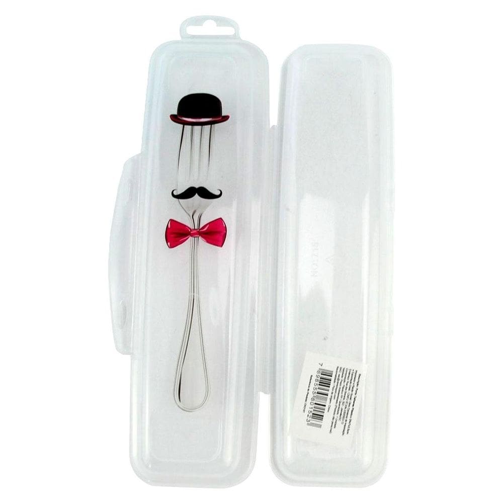 Porta Talher de Plástico 24cm Portátil - Tudo em Caixa