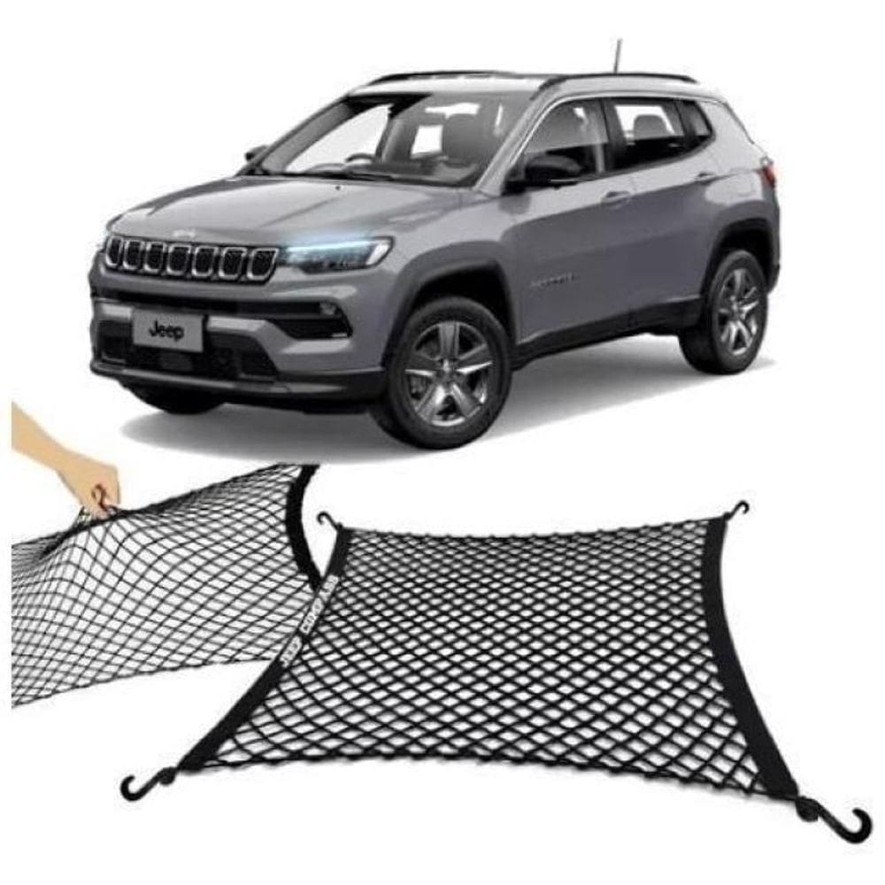 Rede Poliéster Elástica Porta Malas Universal Jeep Compass