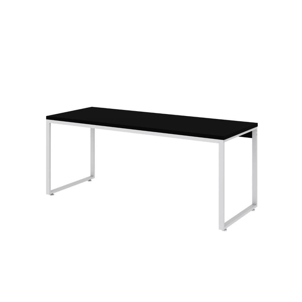 Mesa Kuadra Diretor 180x70x75cm Preto ônix - Preto ônix -