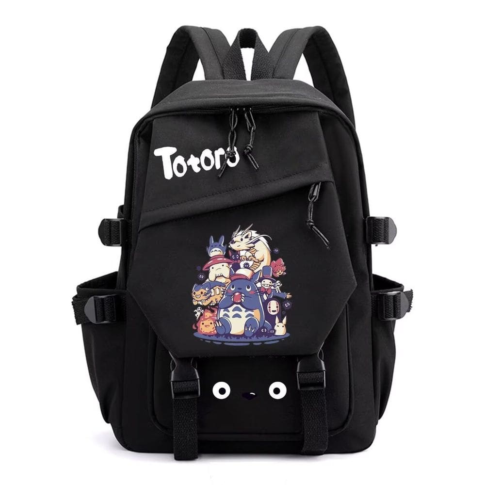 Mochila Sanmu Totoro Fashion Style PU em couro PU tamanho mini