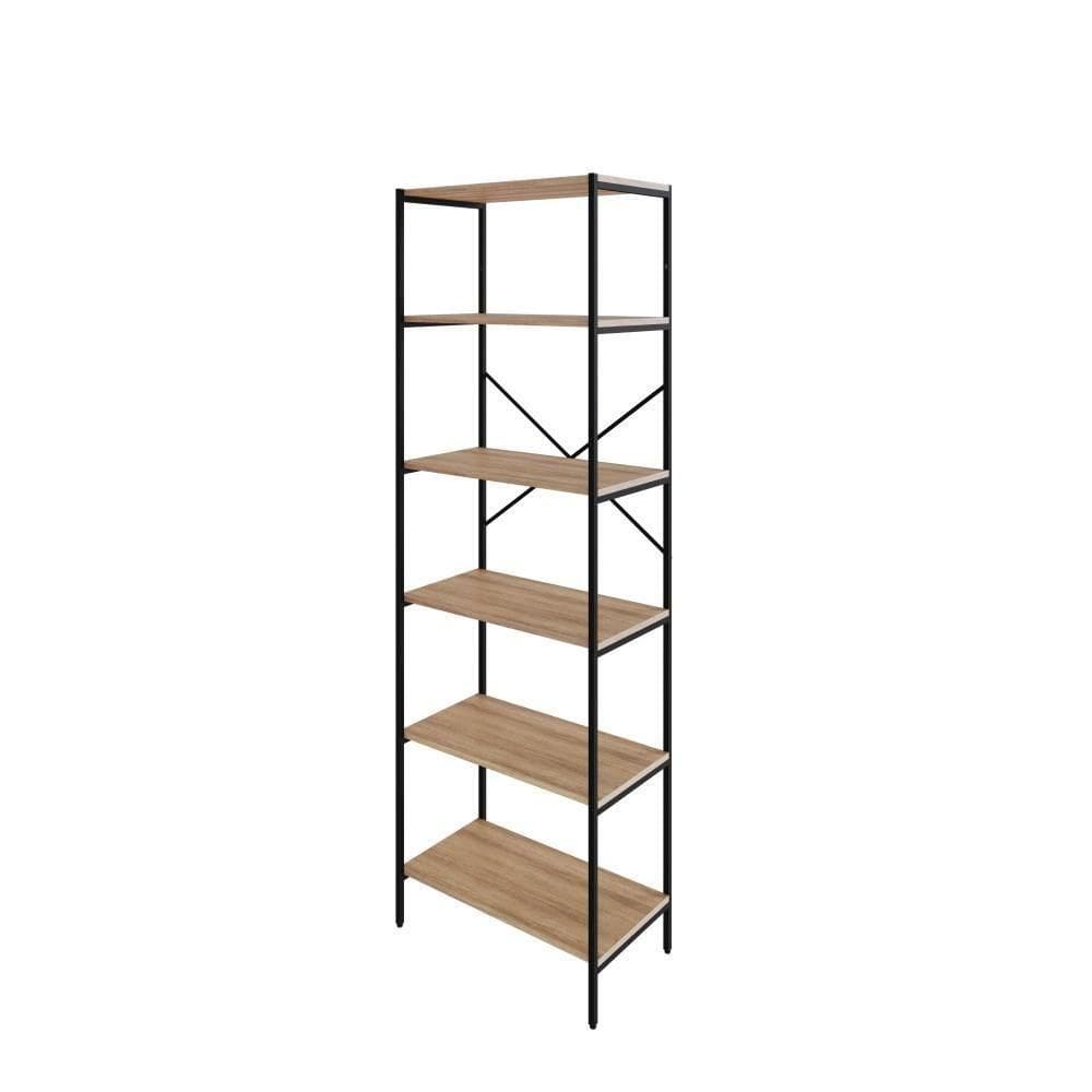 Estante C/06 Prateleiras 186x60x33cm Tub Tueh1866 Lâmina Mel - Lâmina Mel /