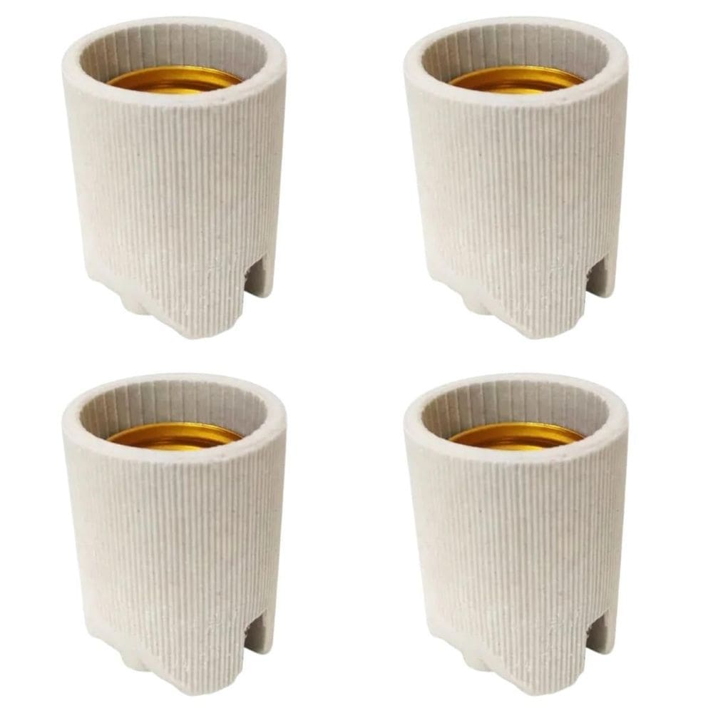 Bocal Soquete De Porcelana Borne Embutido E27 04 Un