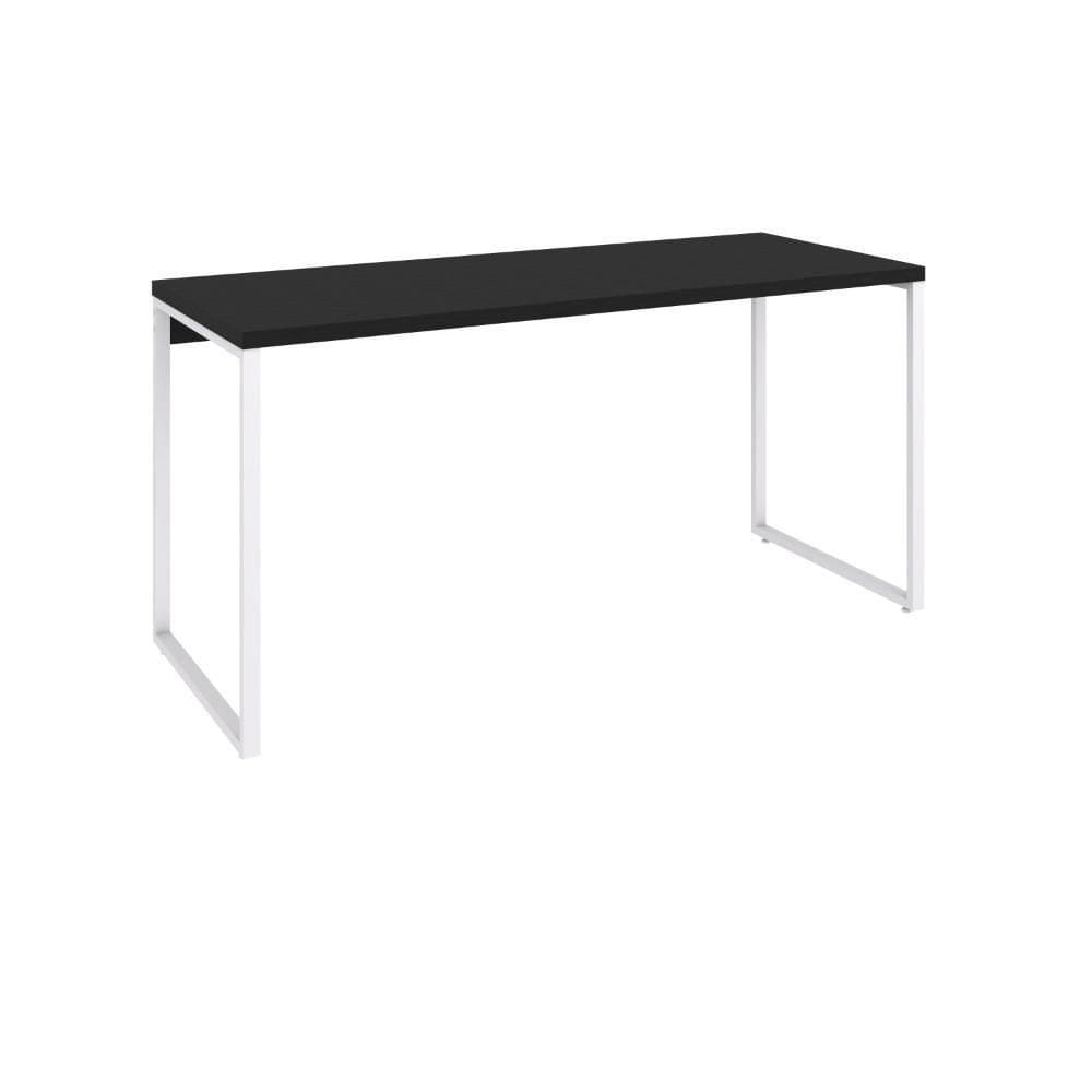 Mesa Kuadra Office 150x60x75cm Preto ônix - Preto ônix -