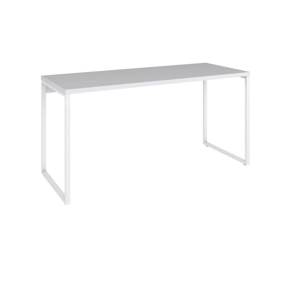 Mesa Kuadra Office 150x60x75cm Branco Chess - Branco Chess -