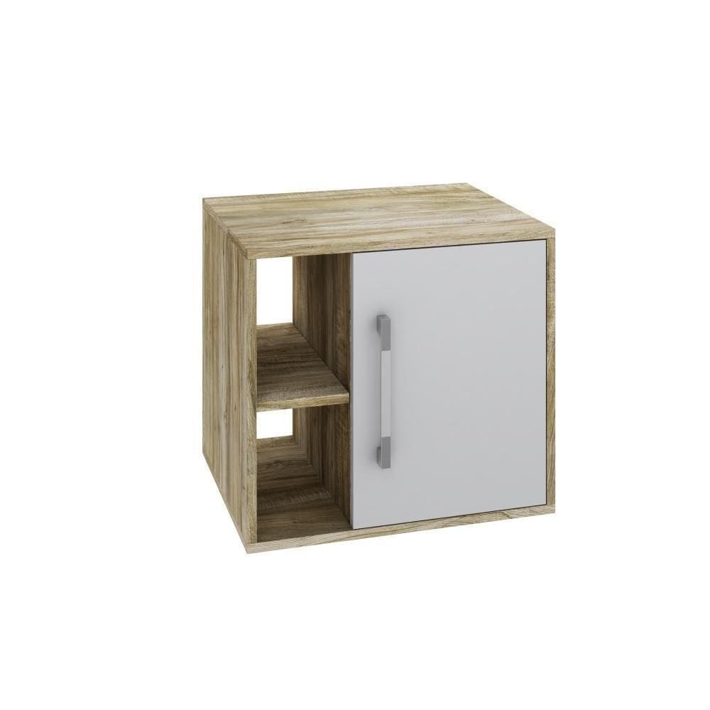 Gabinete Soft 500 Perffect Acetinado Carvalho C-branco Chess